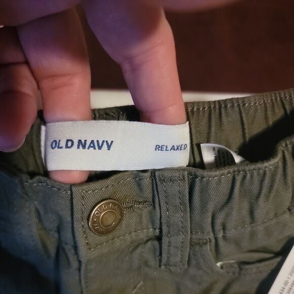 Old Navy Boys Toddler 2T Relaxed Jeans Green Stretch Waist NWT - Picture 2 of 5